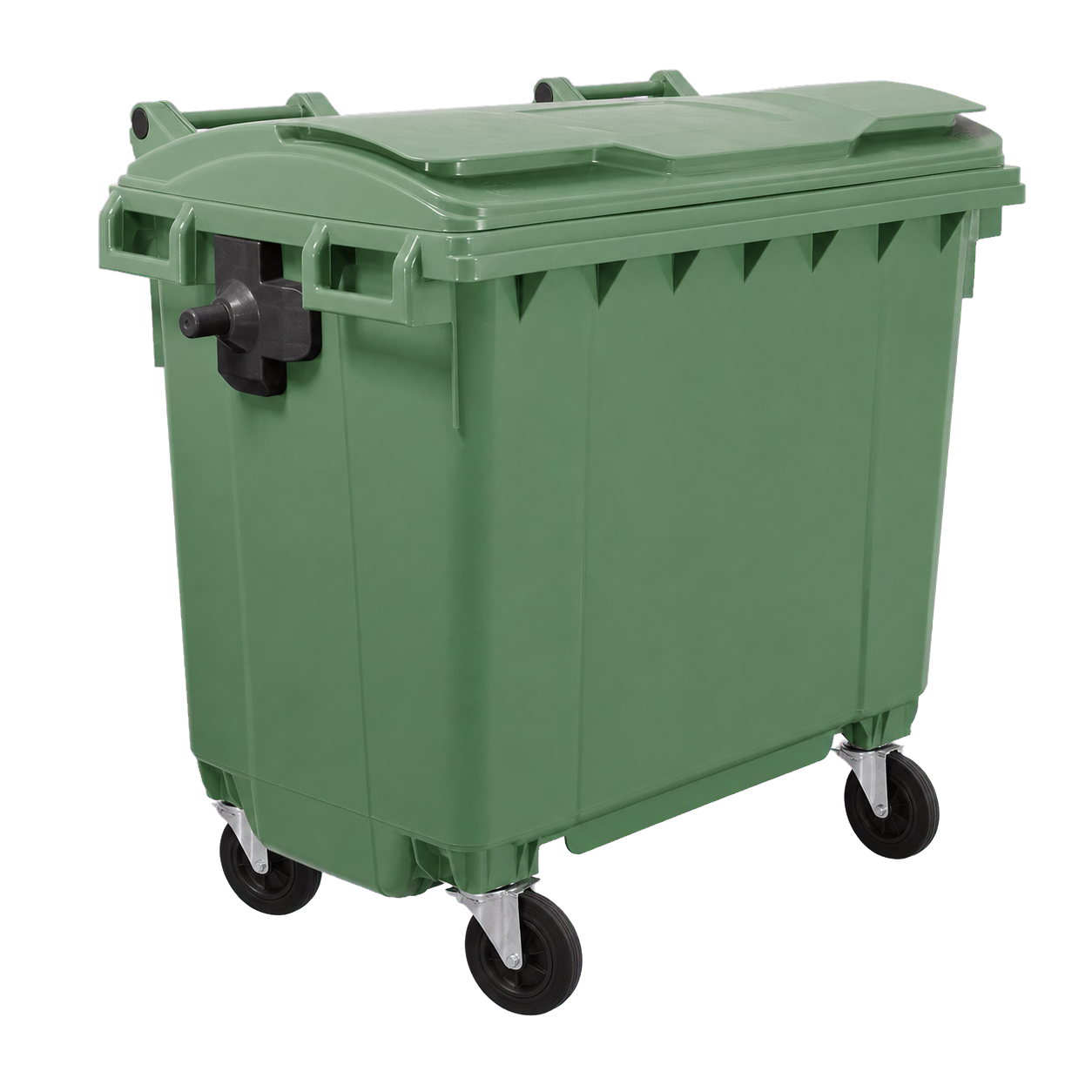 Kontener 770 l z płaską pokrywą